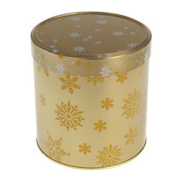 Metalldosen-Hersteller: Lebkuchendose Gold Star, Art. 5065