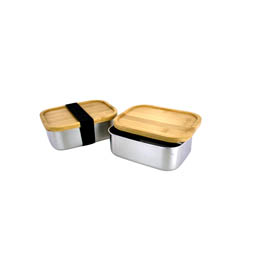 Onze bestsellers: Stainless Steel Lunchbox Bamboo