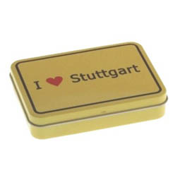 Rectangular tins: I love Stuttgart, Art. 6900