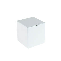 Onze producten: Tee box vierkant wit, Art. 8105