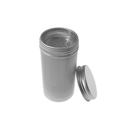 Round tins: Gewürzdose aus Aluminium